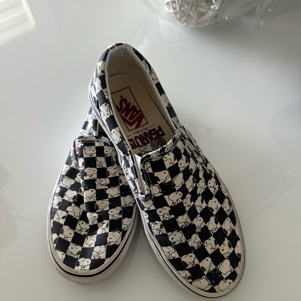 Vans Black and White Classic Checkerboard Sneakers